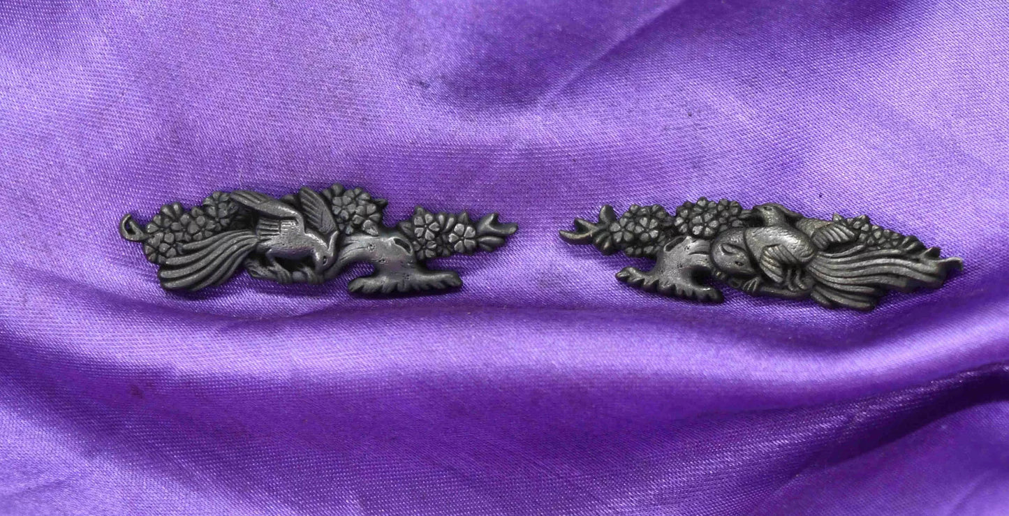 pair of High Quality japanese sword menuki for katana wakziashi and tanto tsuka