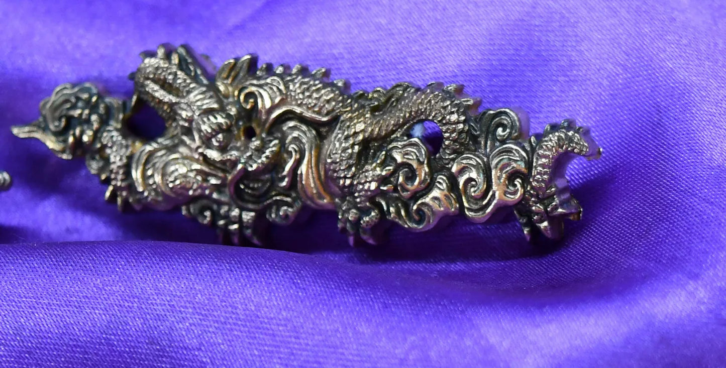 High Quality japanese sword menuki dragon for tsuka katana wakziashi and tanto
