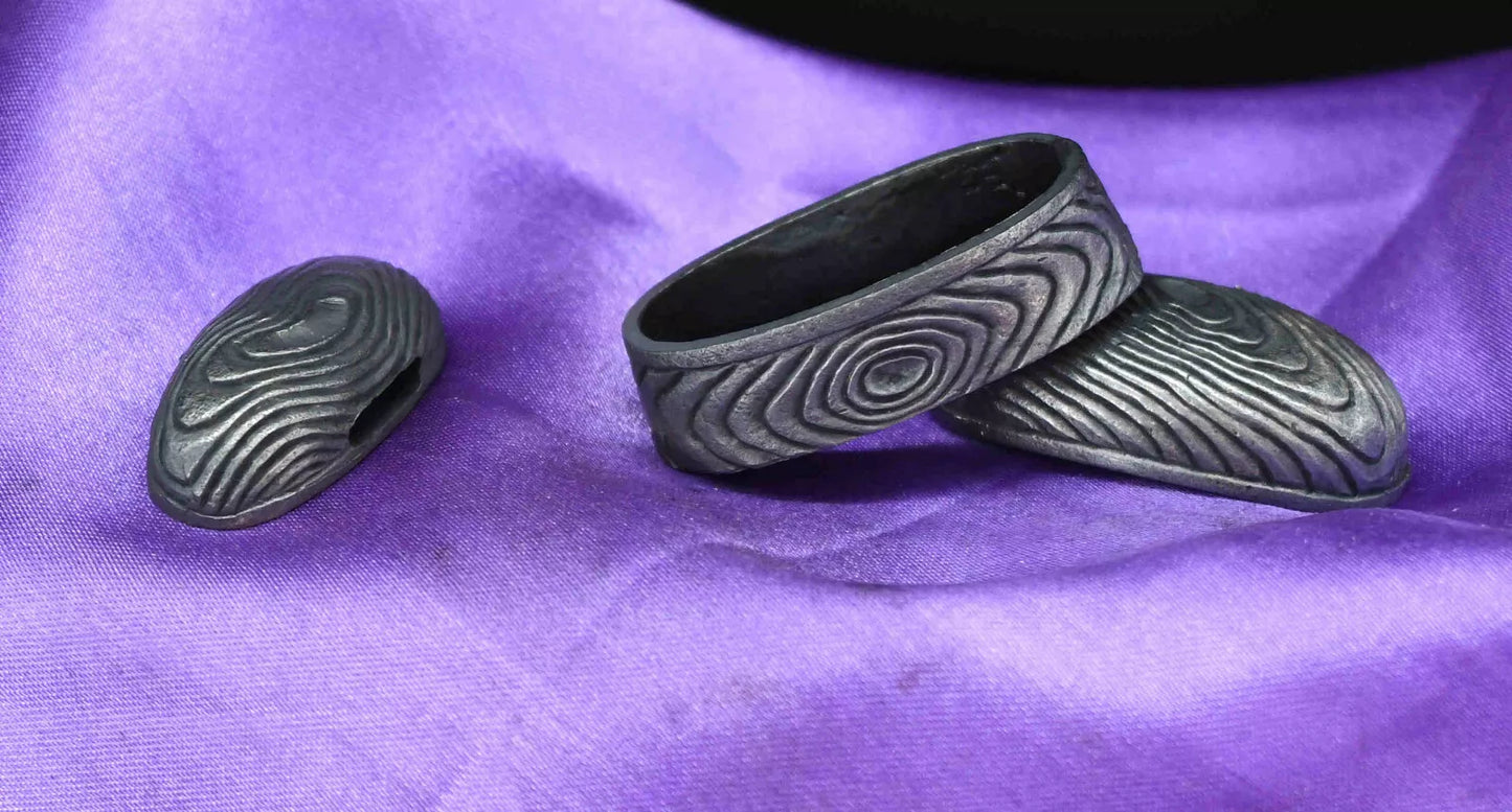 set of High Quality japanese sword fuchi kashira and kojiri for waki or tanto