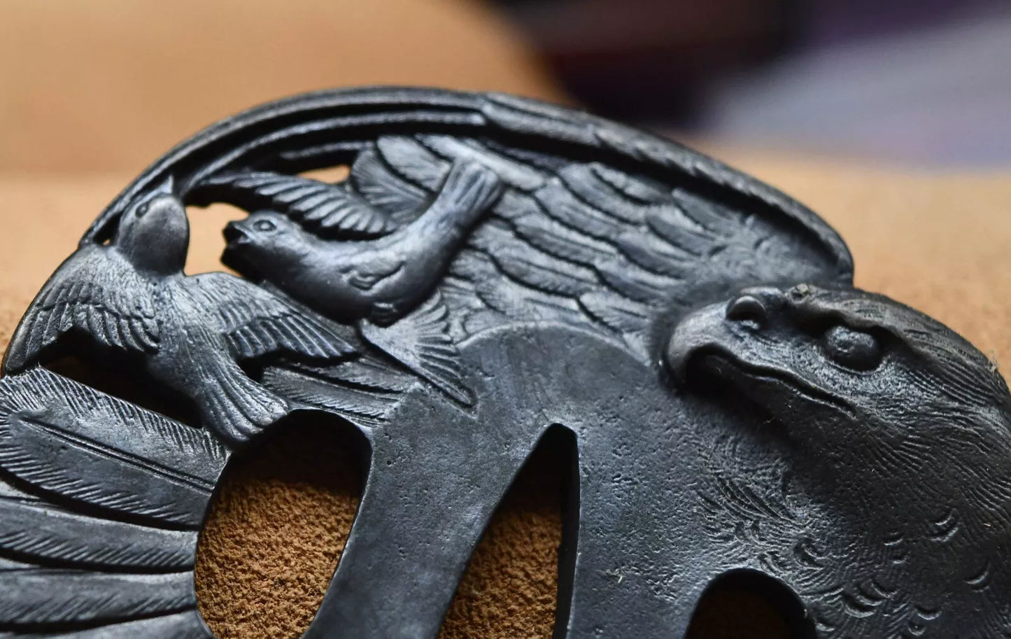 High Quality tsuba (eagle) for japanese sword Katana wakizashi(not for tanto)