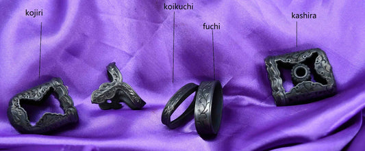 full set of japanese sword handchi for koshirae of katana or wakziashi