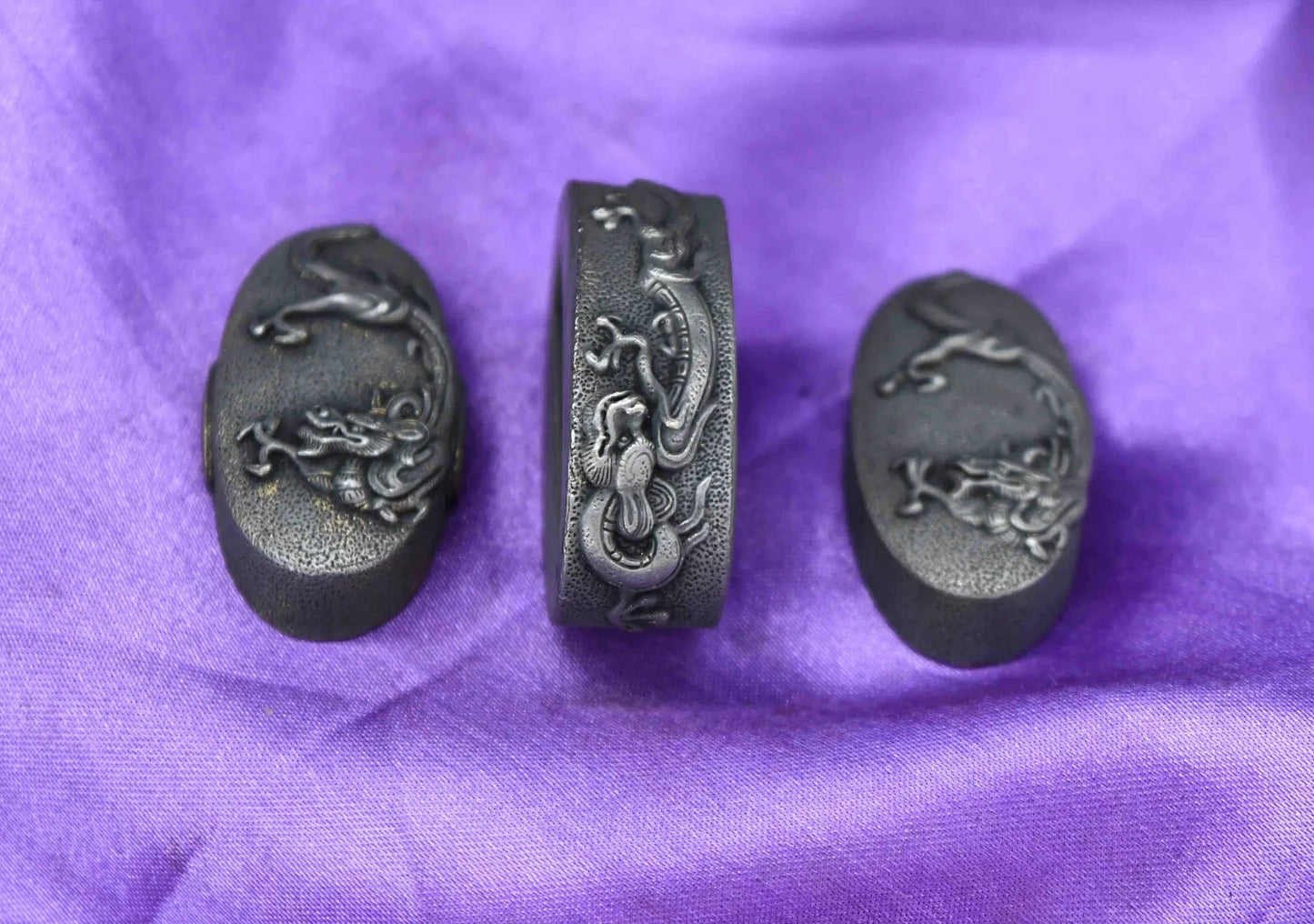 set of High Quality japanese sword fuchi kashira and kojiri for tsuka katana