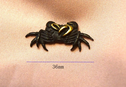 High Quality japanese sword menuki crab for tsuka katana wakziashi and tanto