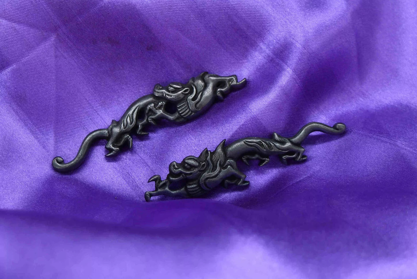 japanese sword menuki rain dragon for tsuka katana wakziashi and tanto(big)