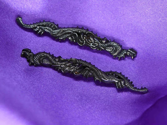 pair of High Quality japanese sword menuki for katana wakziashi and tanto tsuka
