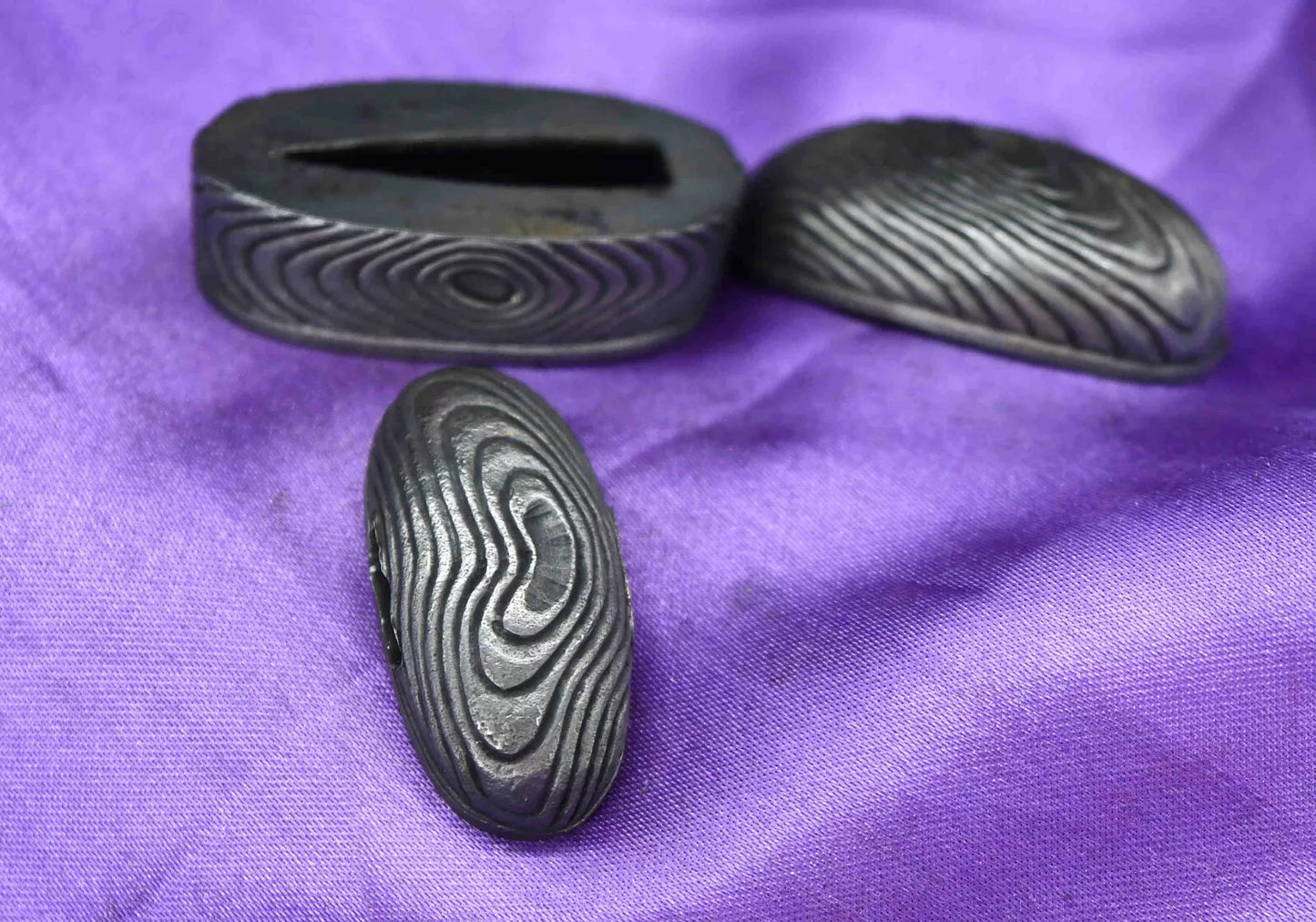 set of High Quality japanese sword fuchi kashira and kojiri for waki or tanto