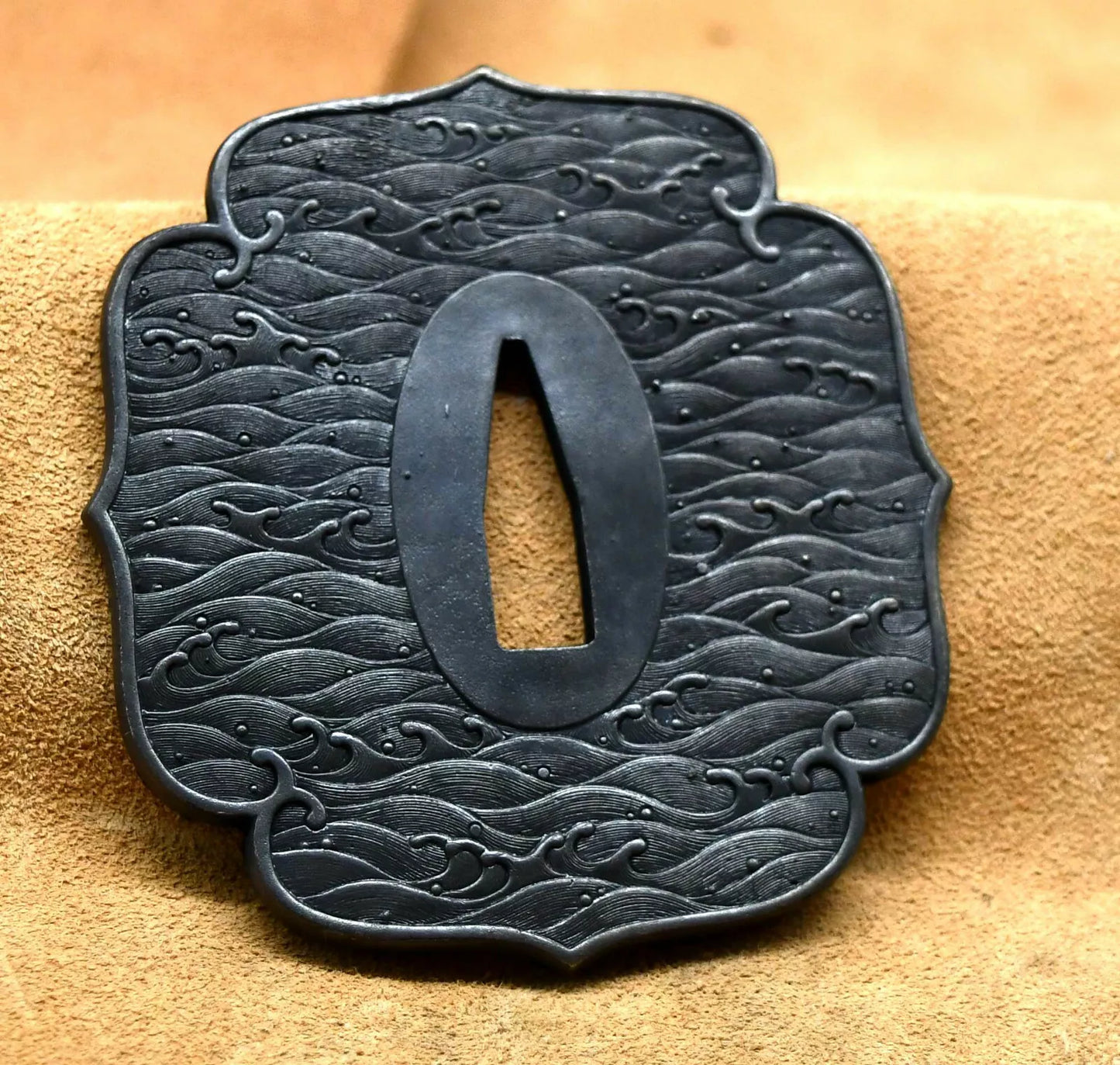 High Quality tsuba (wave) for japanese sword Katana wakizashi(not for tanto)
