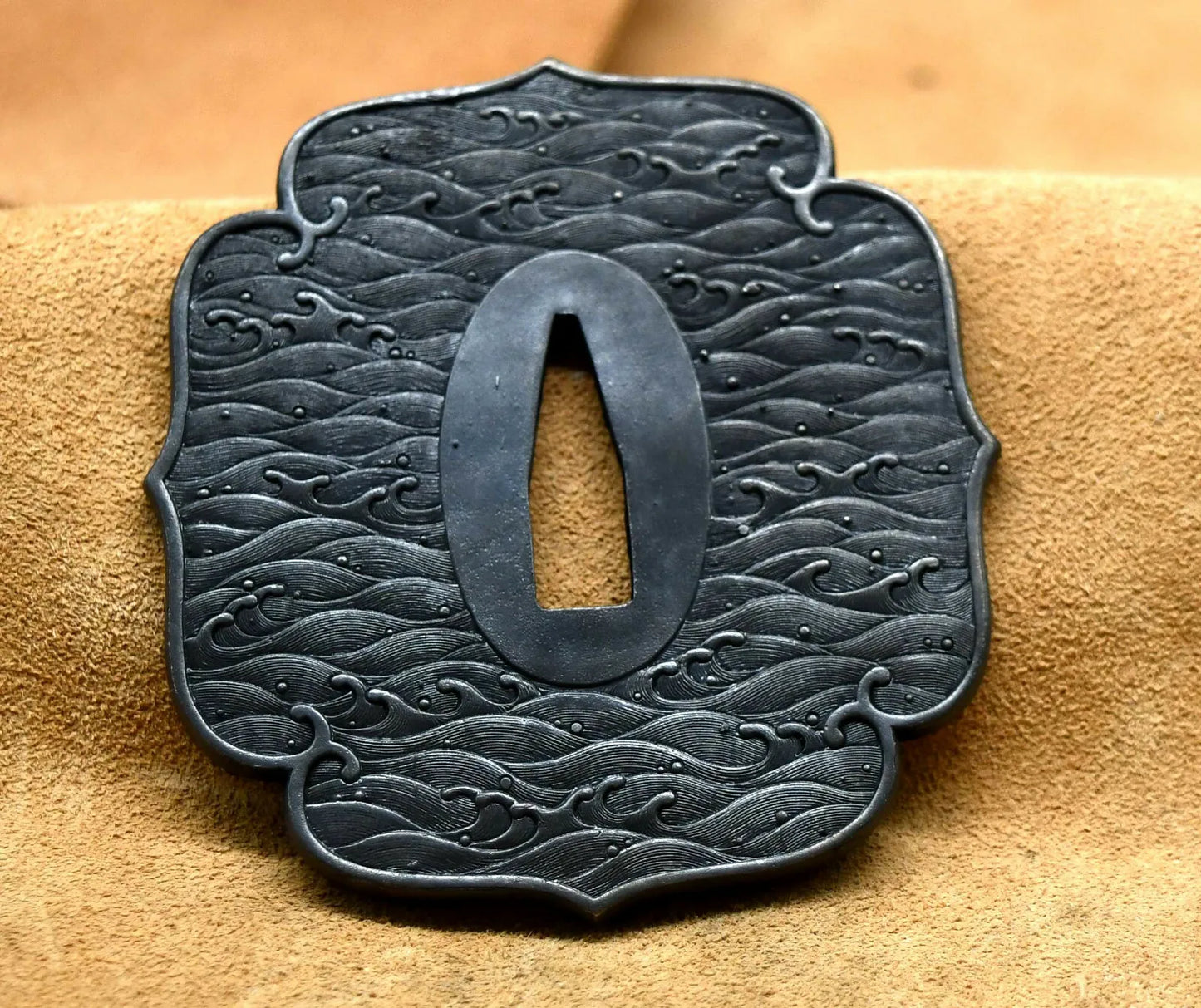 High Quality tsuba (wave) for japanese sword Katana wakizashi(not for tanto)