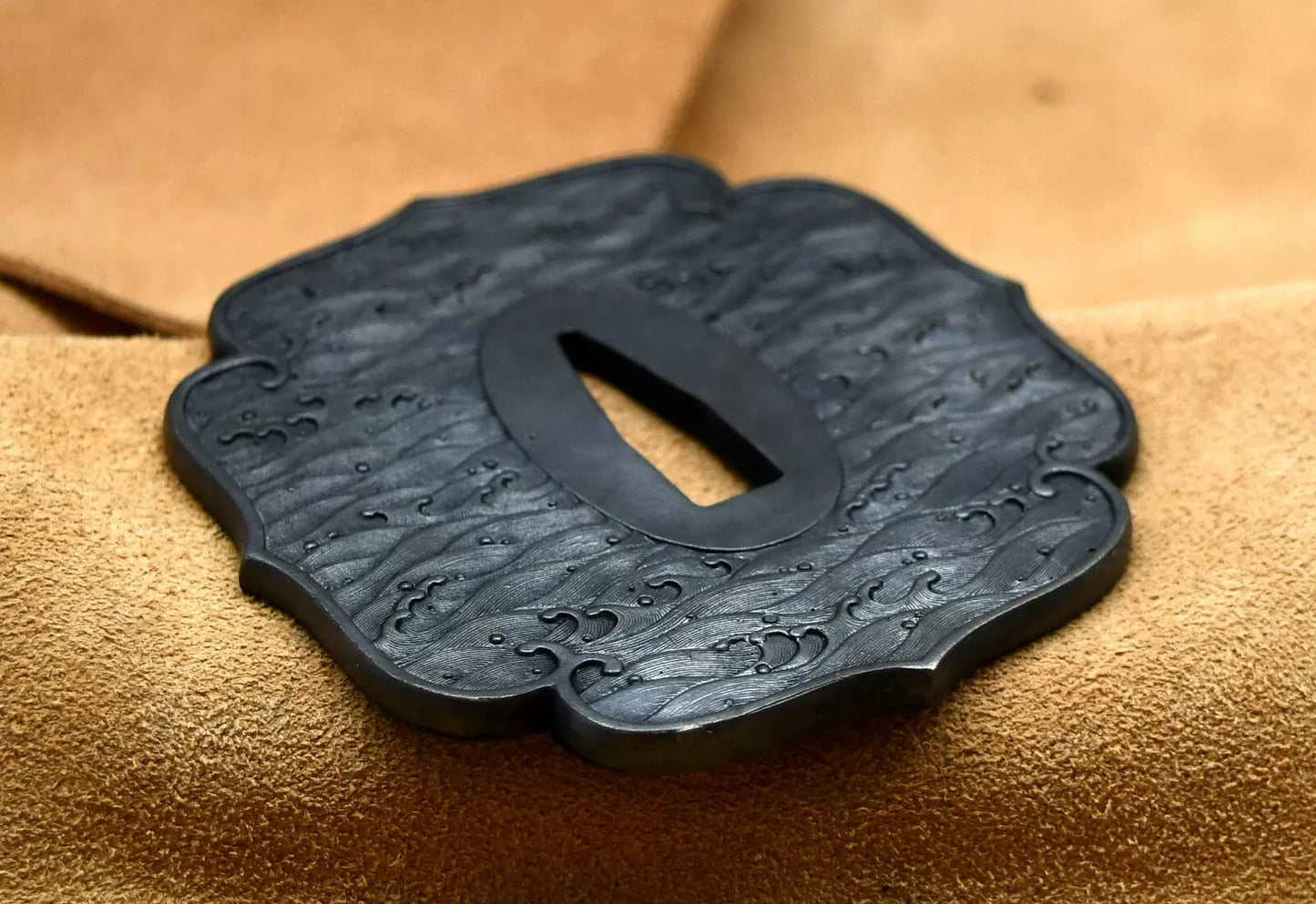 High Quality tsuba (wave) for japanese sword Katana wakizashi(not for tanto)