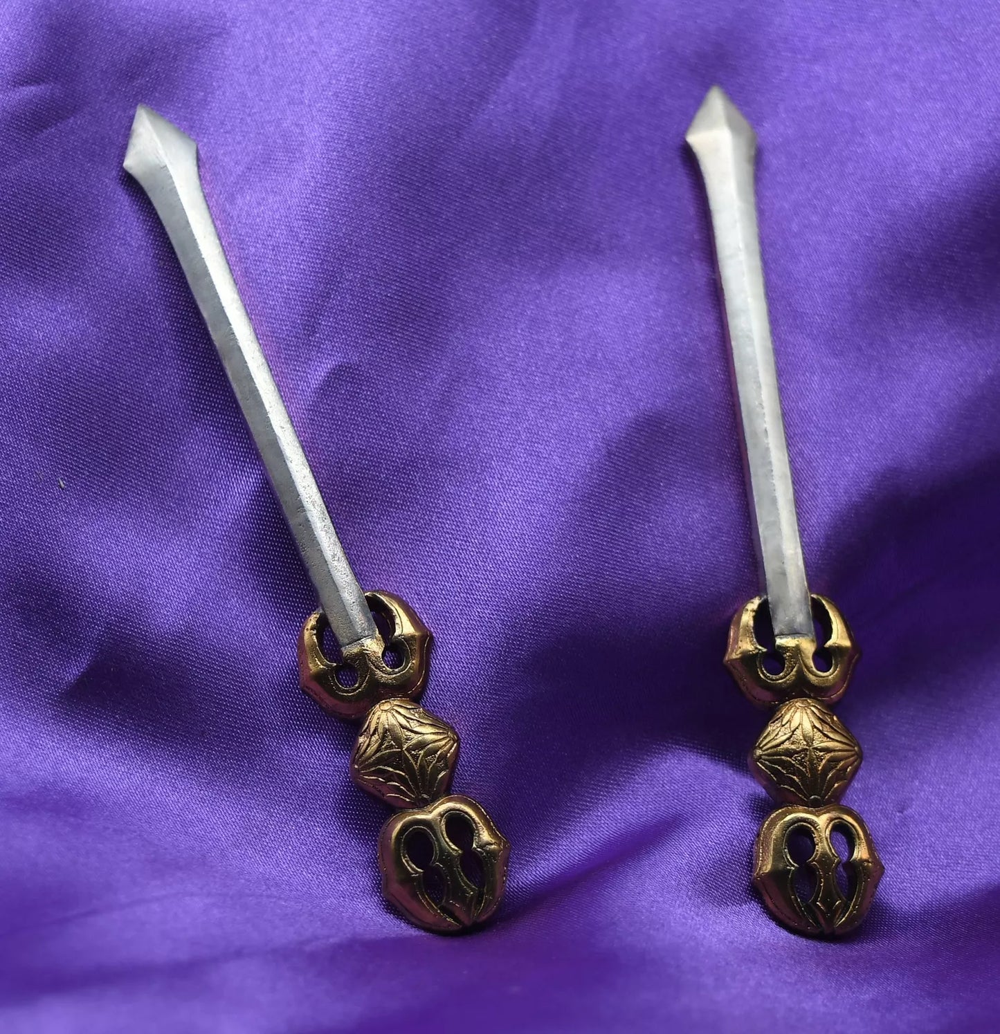 Quality japanese sword menuki for katana wakziashi and tanto tsuka (super big)