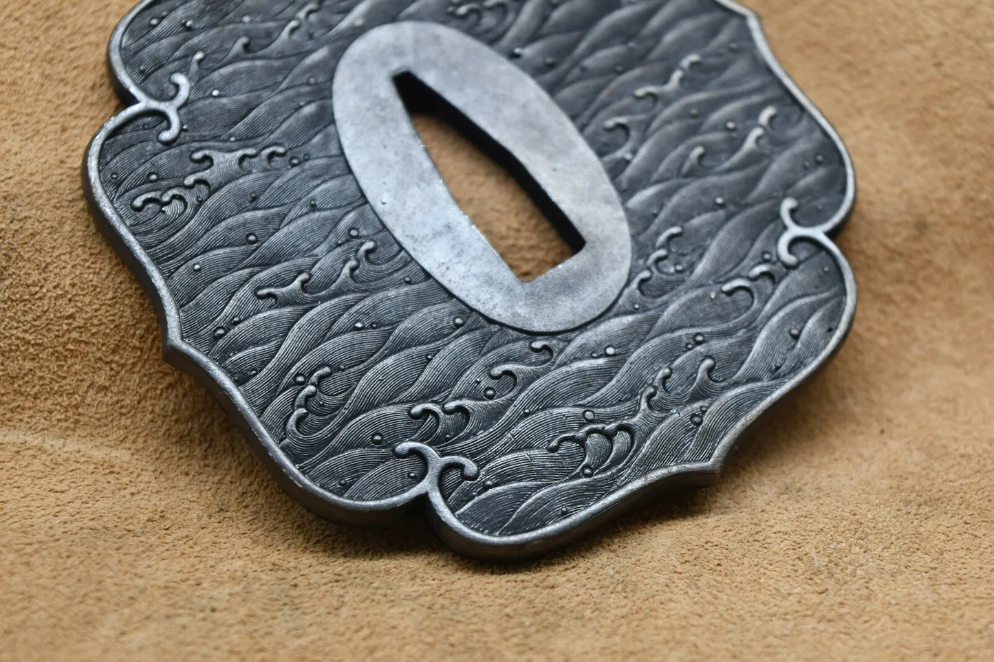 High Quality tsuba (wave) for japanese sword Katana wakizashi(not for tanto)