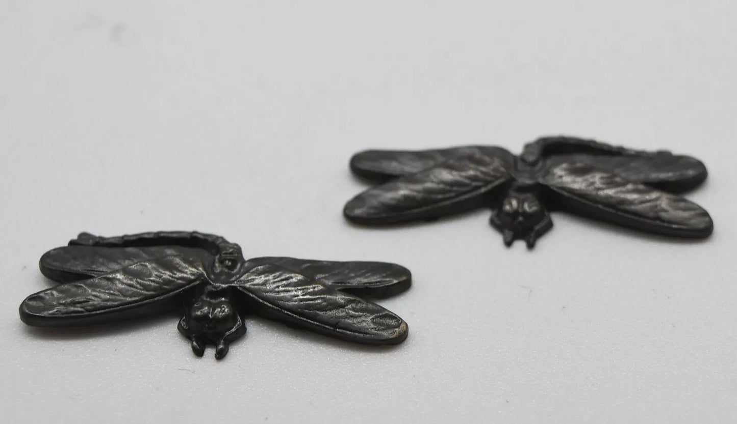 High Quality japanese sword menuki dragonfly for tsuka koshirae