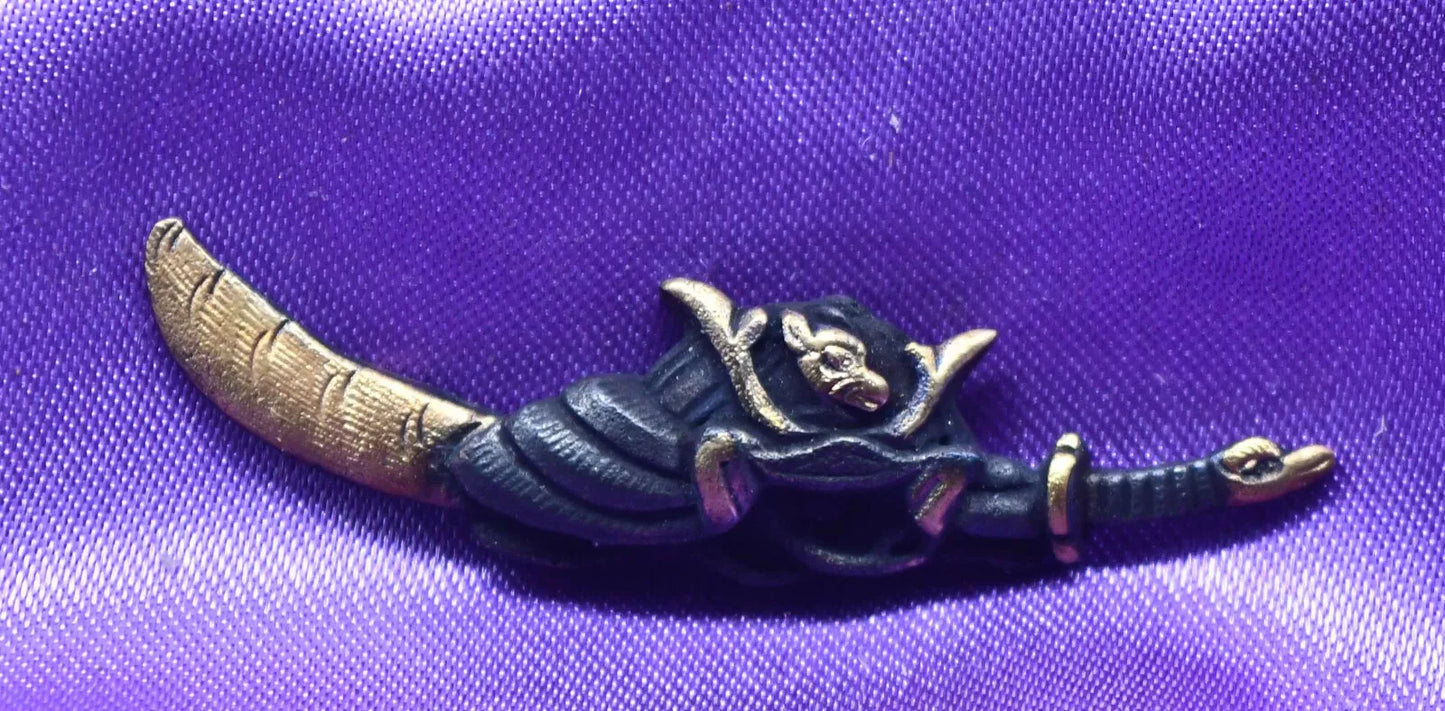 pair of japanese sword menuki for katana wakziashi and tanto tsuka