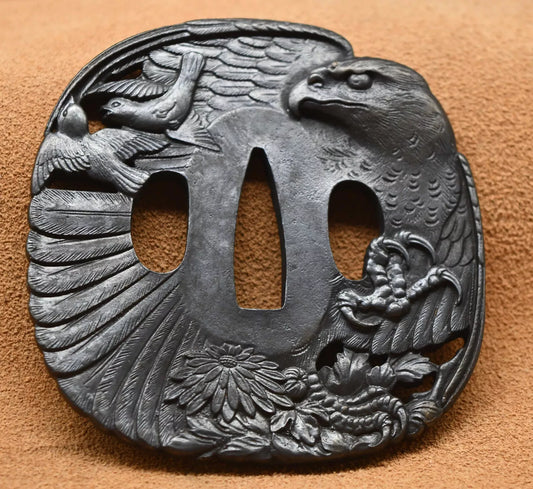 High Quality tsuba (eagle) for japanese sword Katana wakizashi(not for tanto)