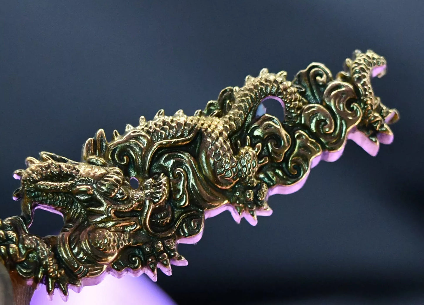 High Quality japanese sword menuki dragon for tsuka katana wakziashi and tanto