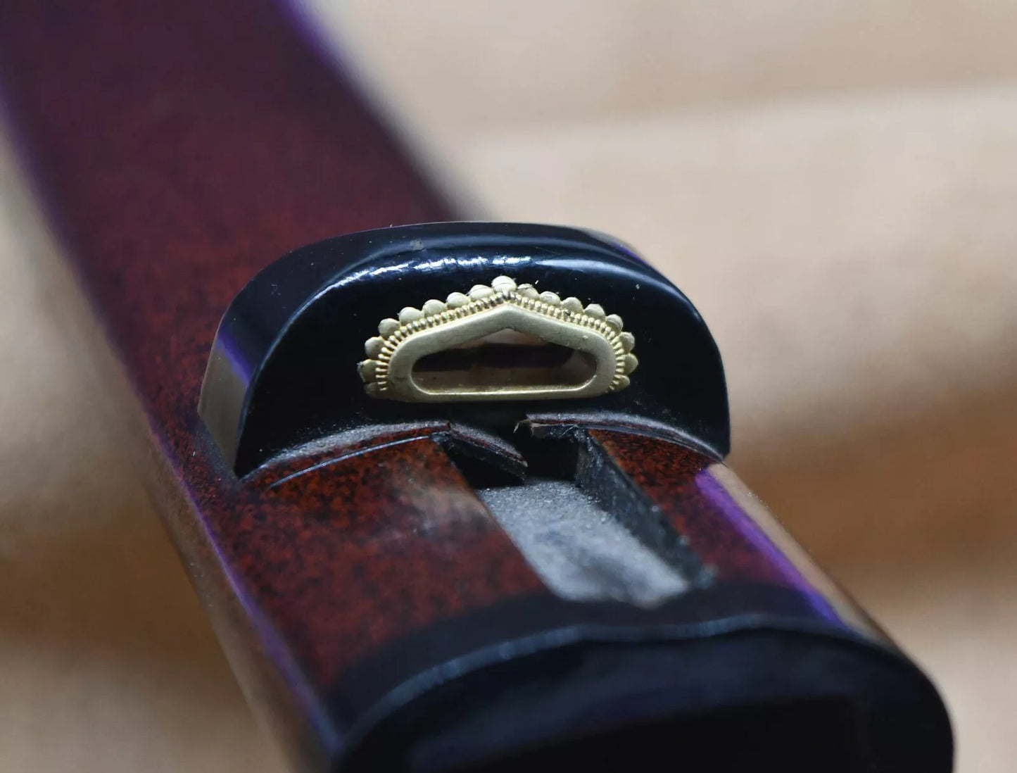 pair of japanese sword Shitodome for katana wakziashi and tanto