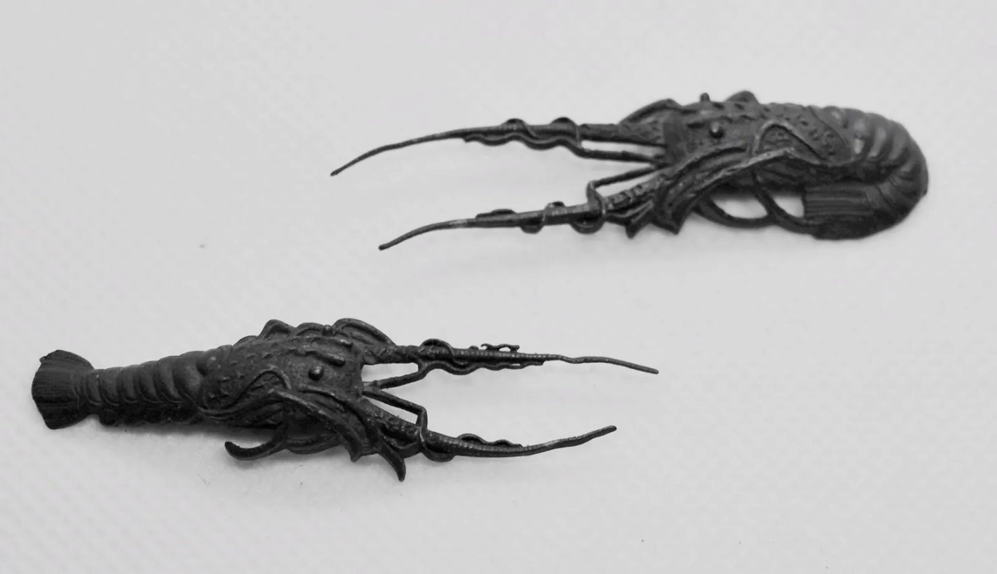 High Quality japanese sword menuki (crayfish) for tsuka katana wakziashi