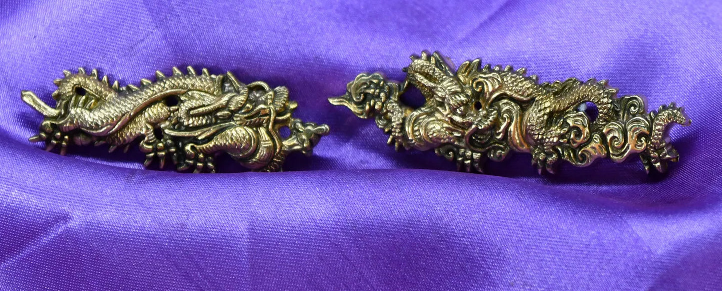 High Quality japanese sword menuki dragon for tsuka katana wakziashi and tanto